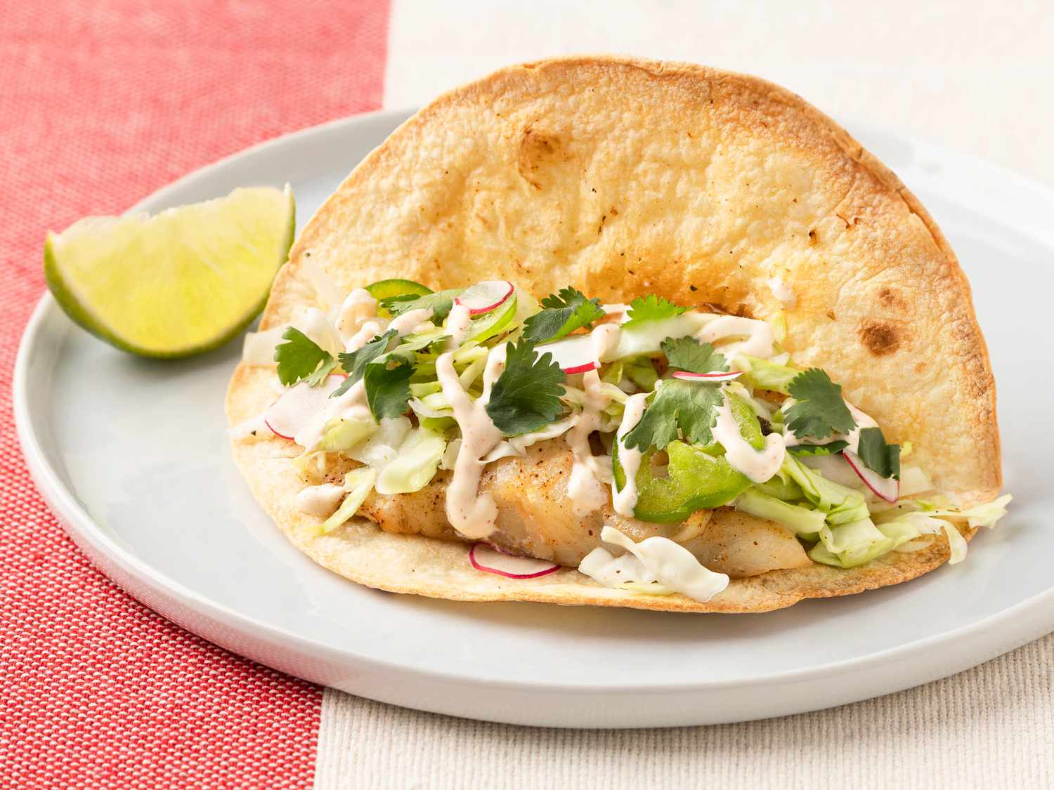 Tacos cá puffy nướng