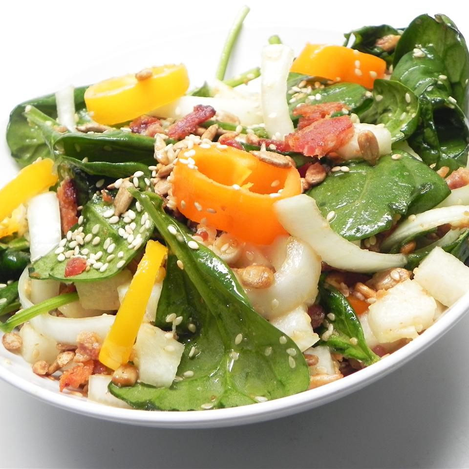 Salad rau bina chua ngọt và chua