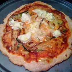 Mascarpone zucchini pizza