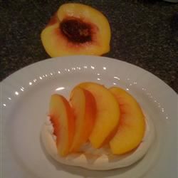 Pamelas Peachy Meringue Tart