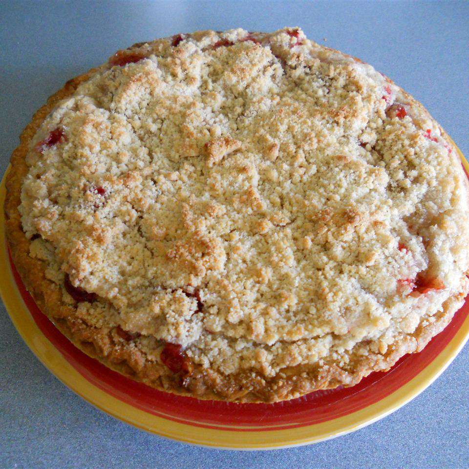 Bánh văng crumblepted rhubarb