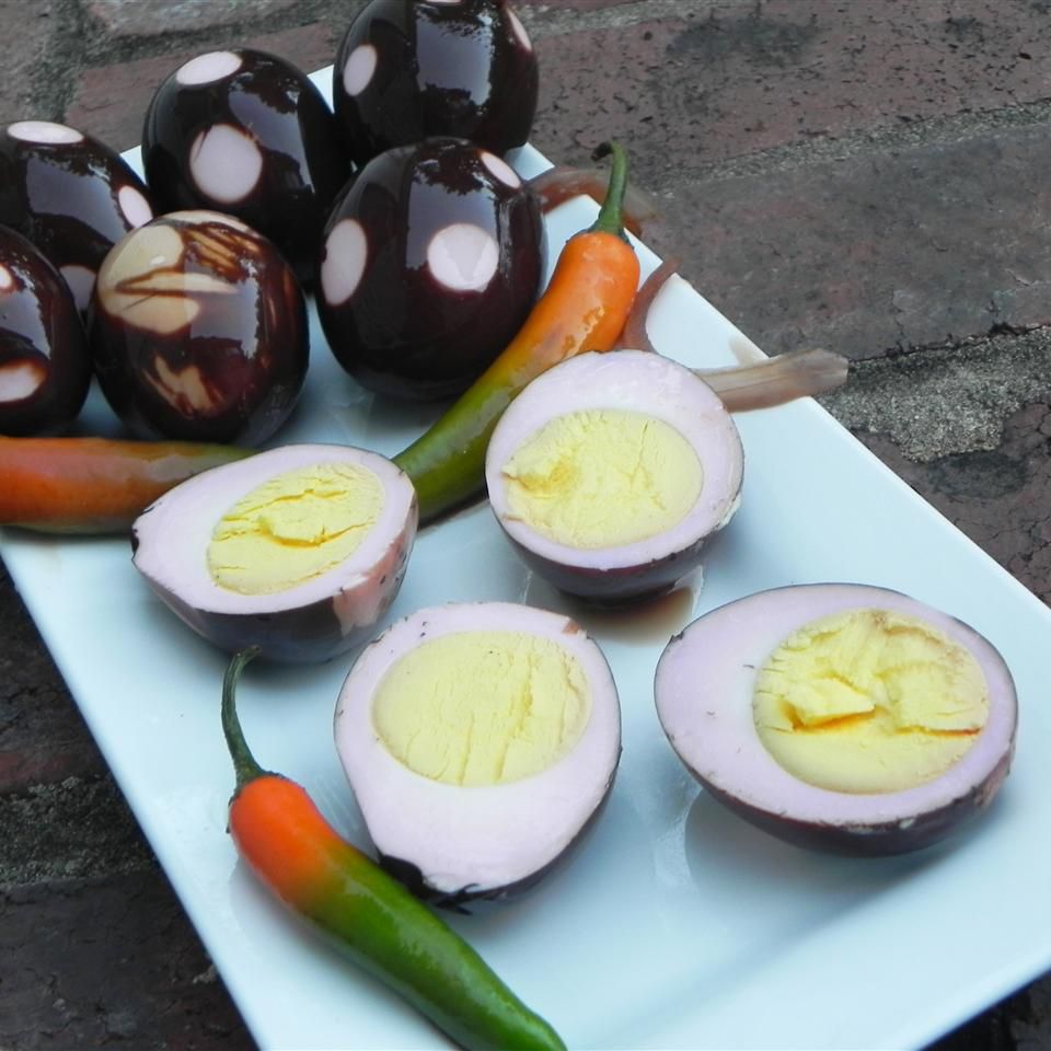 Trứng dưa chua balsamic