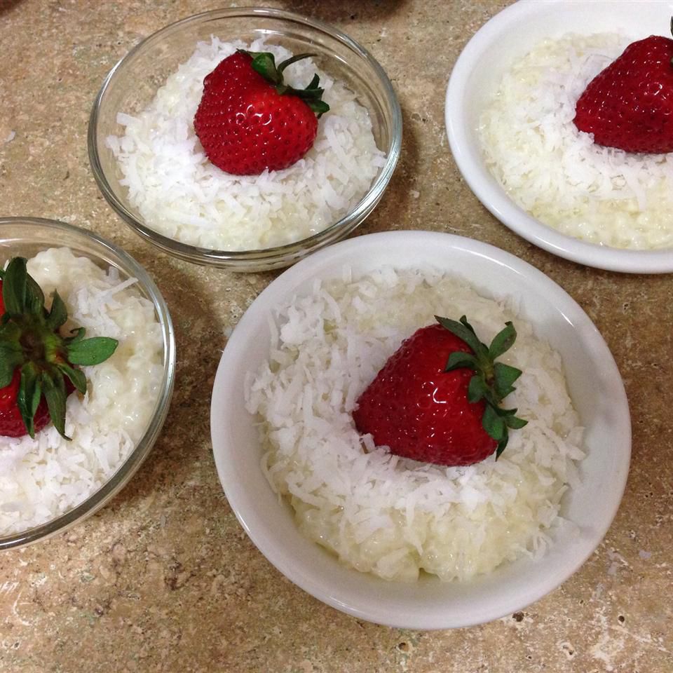 Pudding dừa tapioca