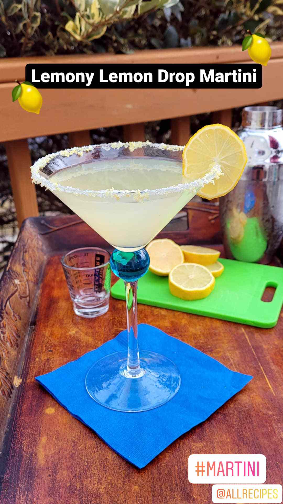 Lemony chanh thả martini