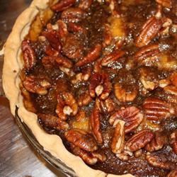 Bánh bí ngô caramel-pecan