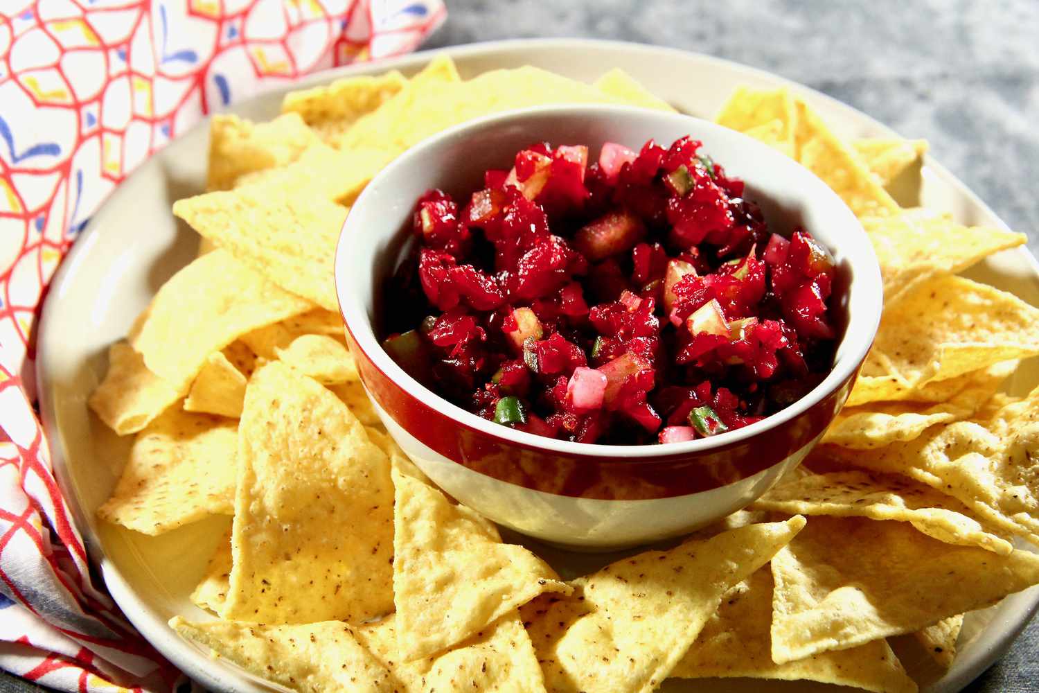 Salsa cranberry tươi