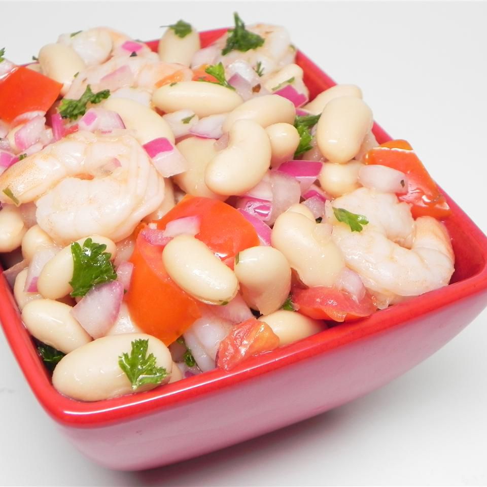 Cannellini salad tôm