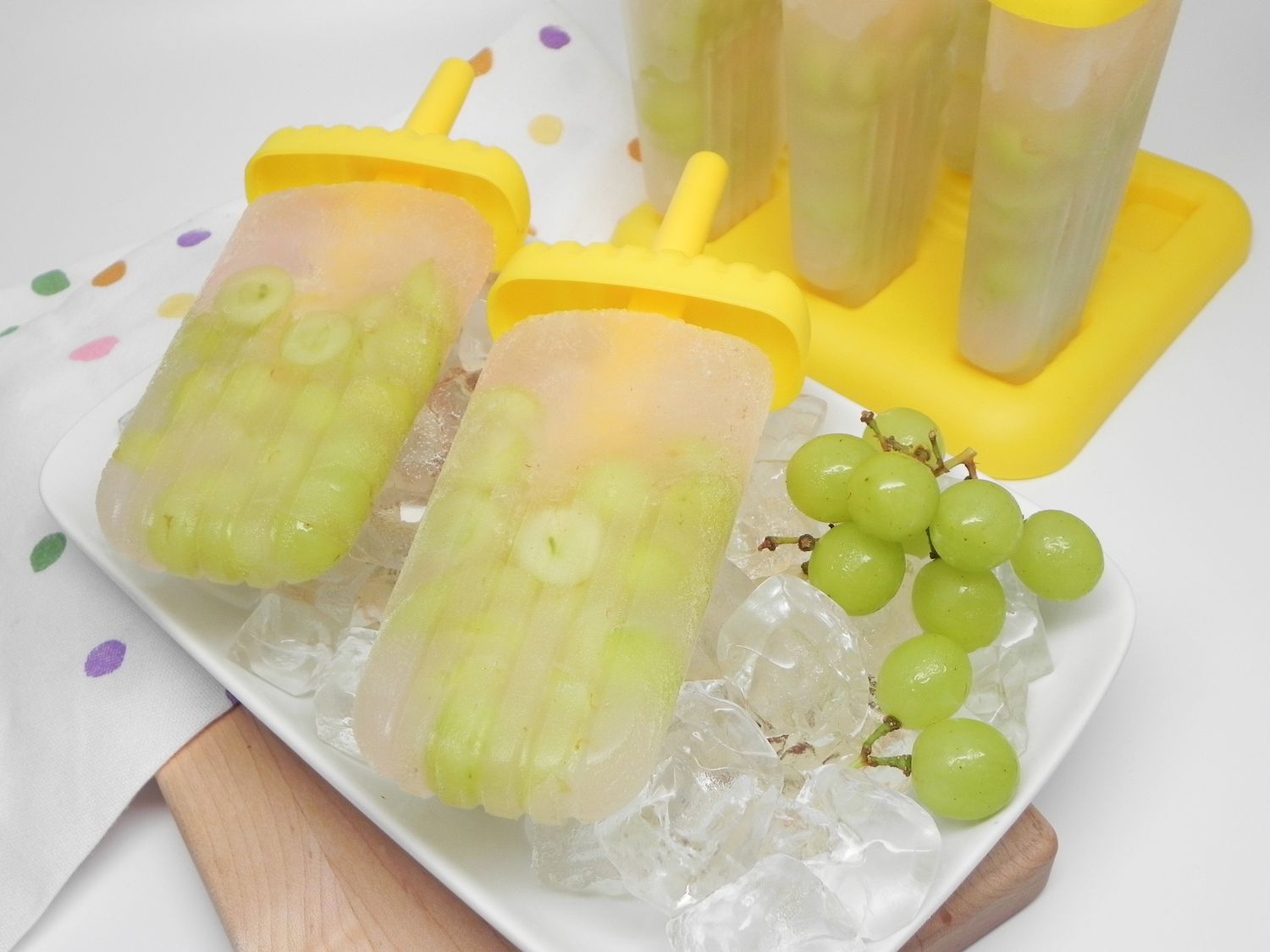 Cotton Candy Grape Lemonade Ice Pops