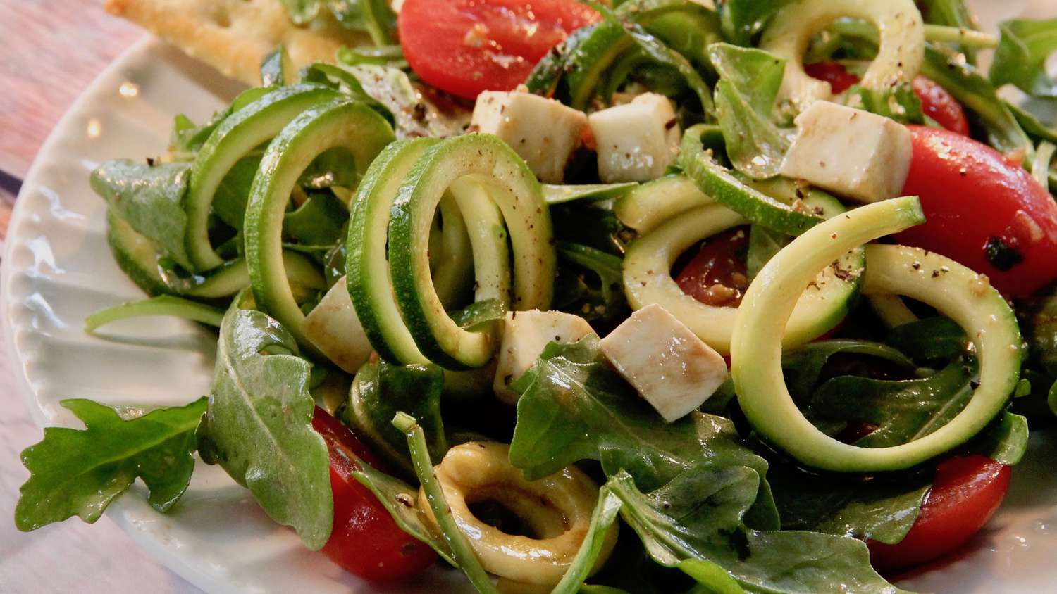 Zoodle Caprese Salad