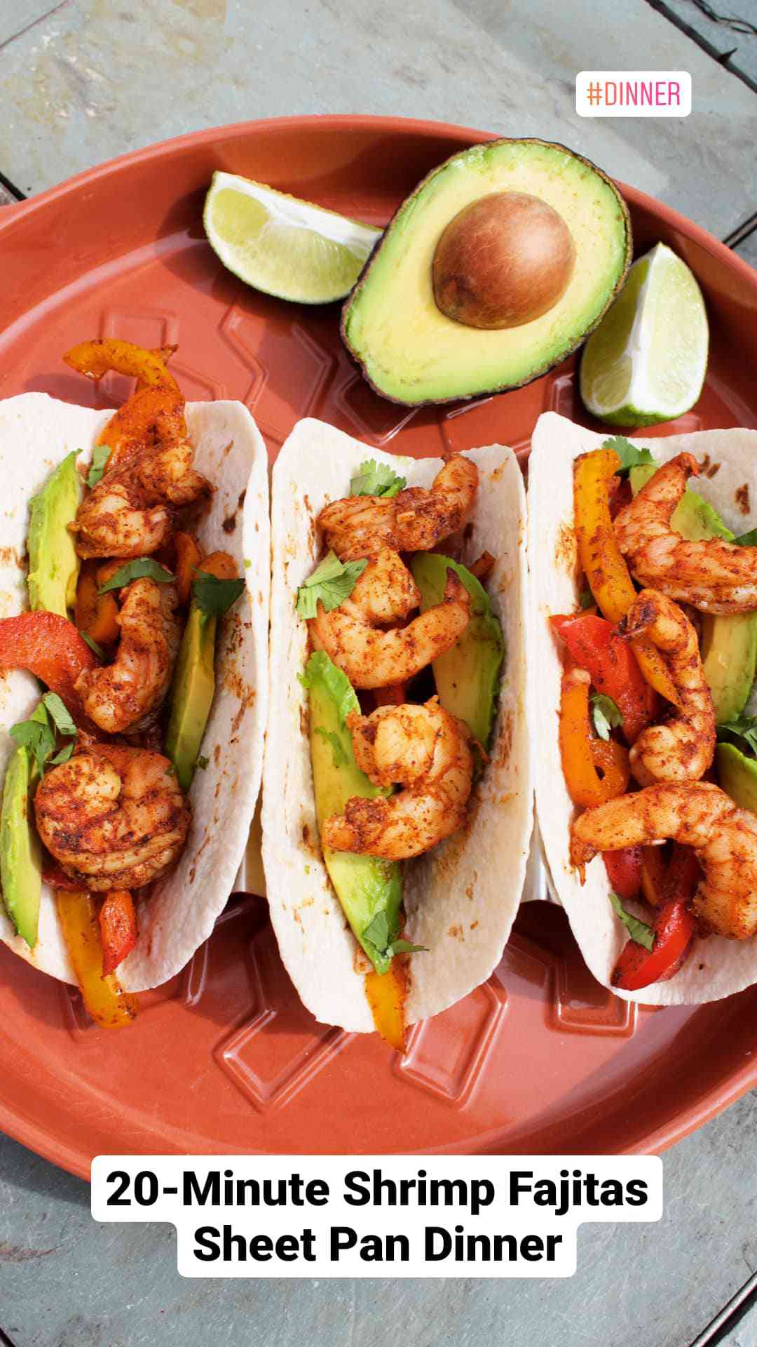 Tôm fajitas tôm 20 phút ăn tối chảo