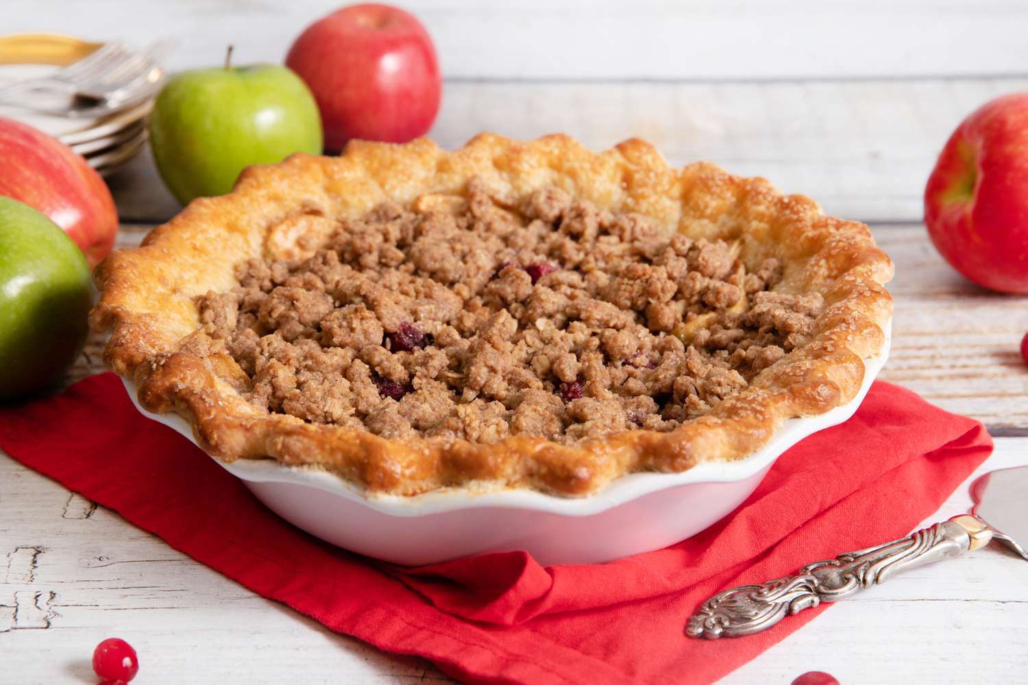 Bánh streusel Apple Streusel giảm đường