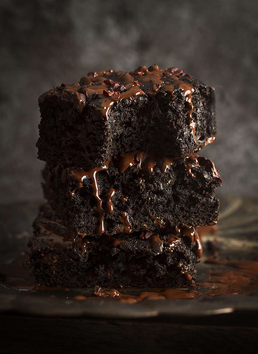 Brownies sô cô la đen không có gluten