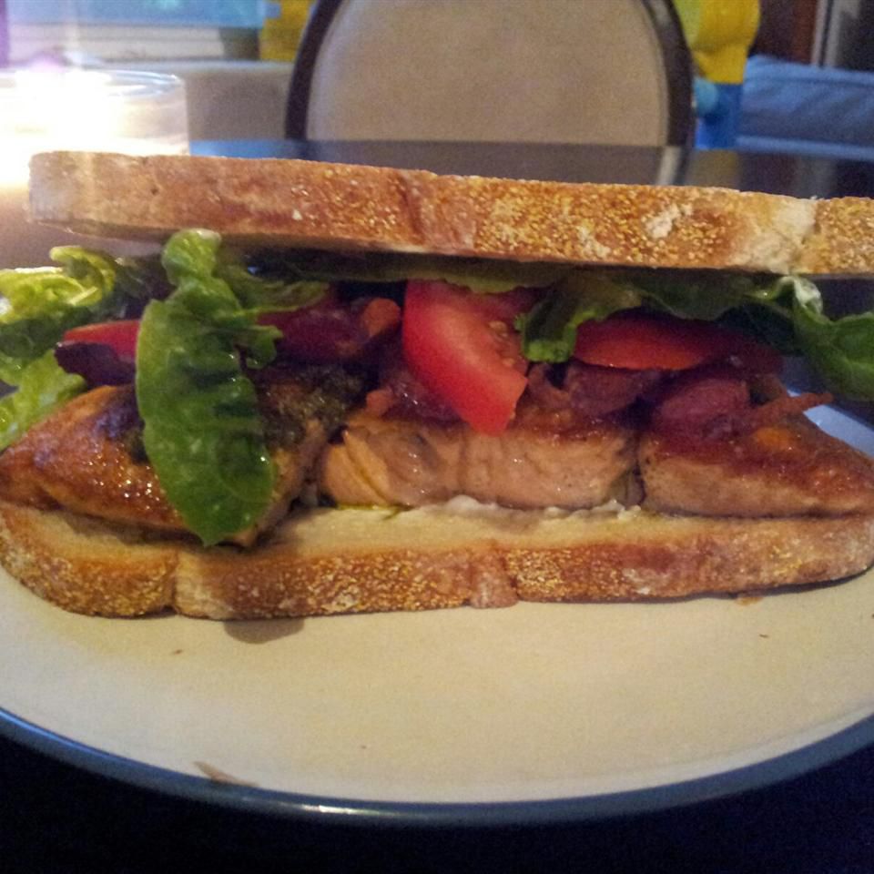 SALMON BLT Sandwich