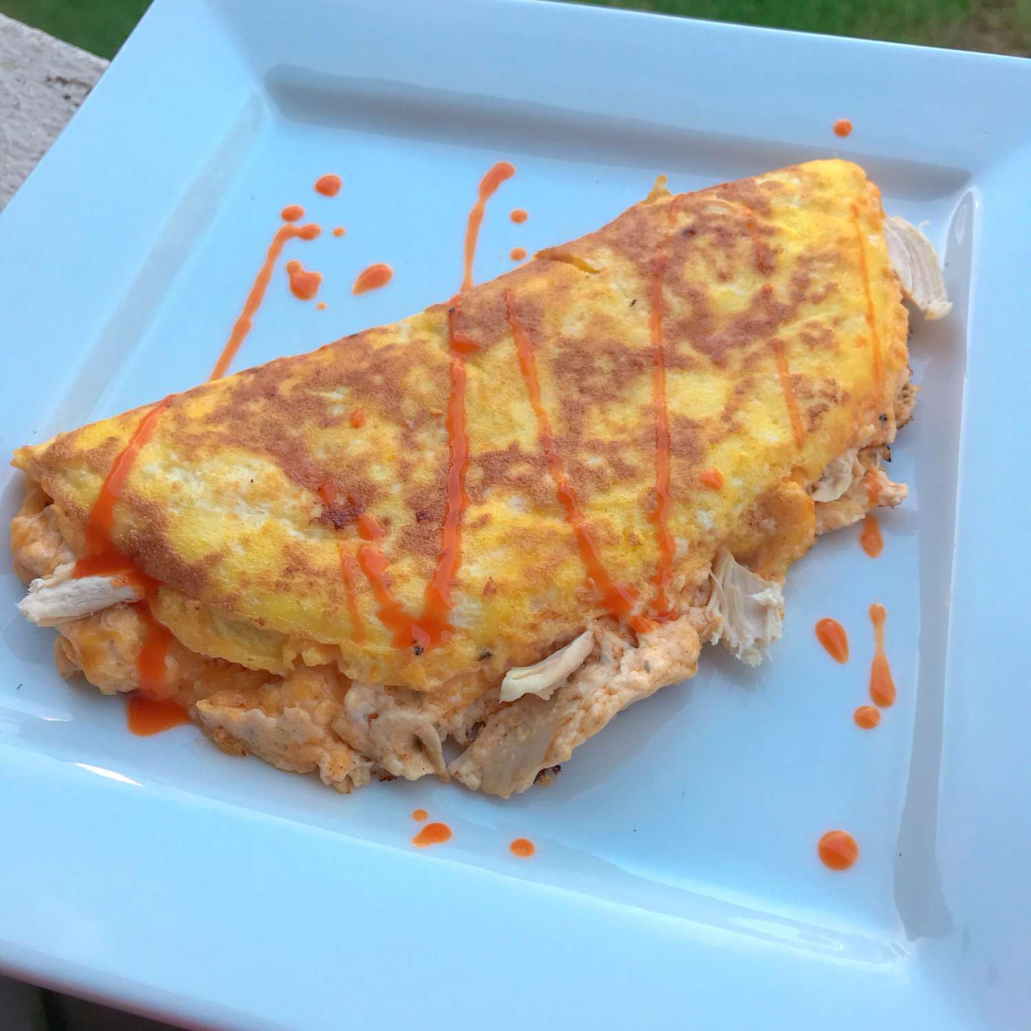 Keto Buffalo Chicken Ogelette