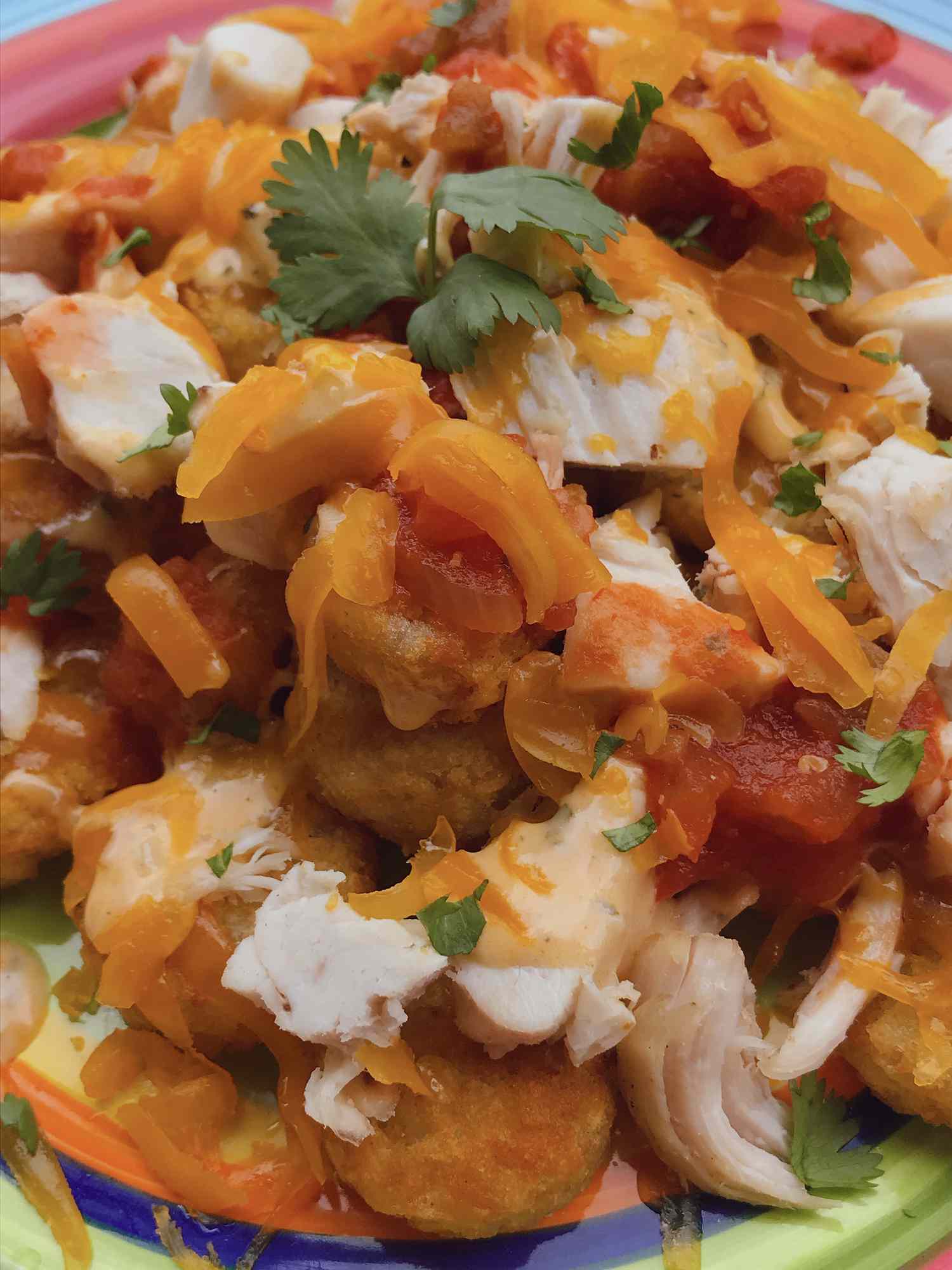 Air Fredy Buffalo Chicken Totchos