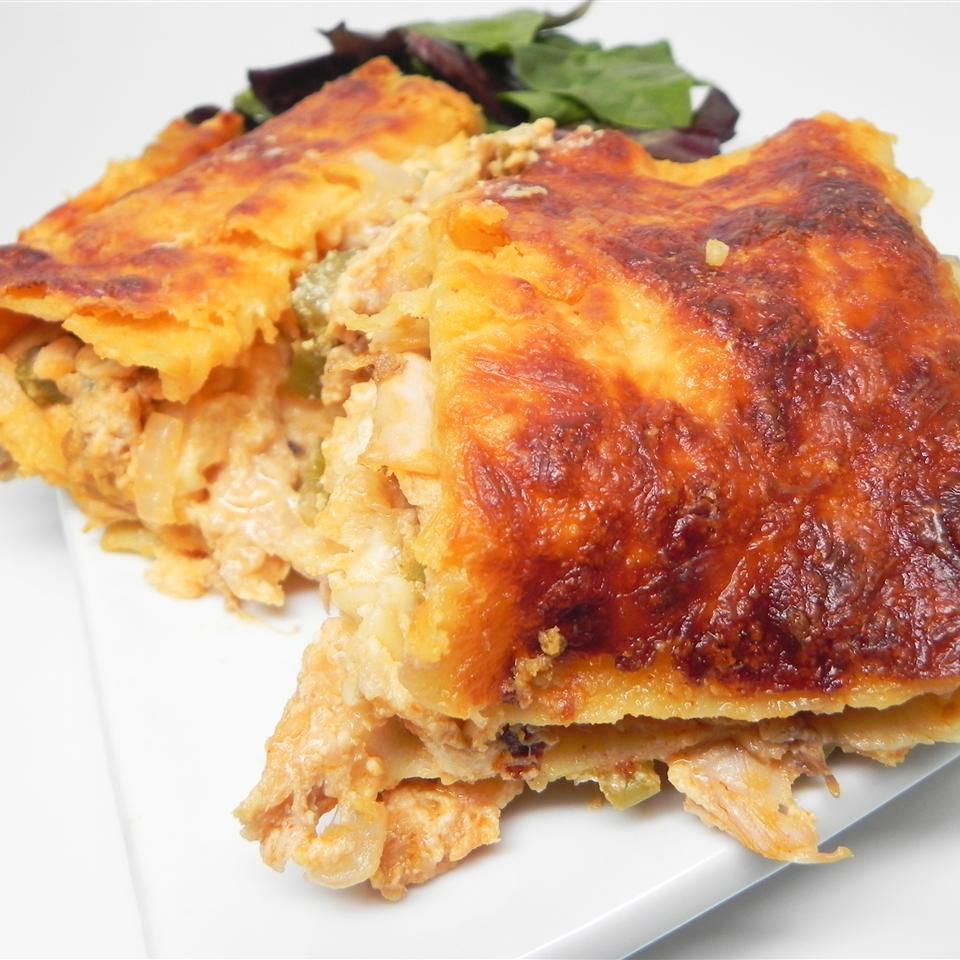 Buffalo gà lasagna