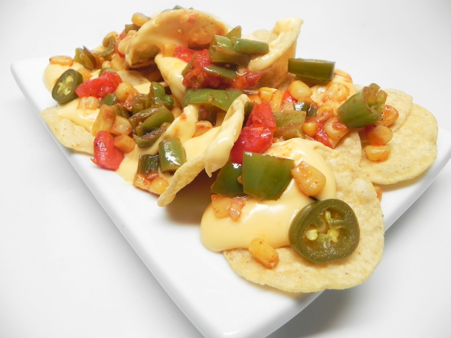 Veggie nachos