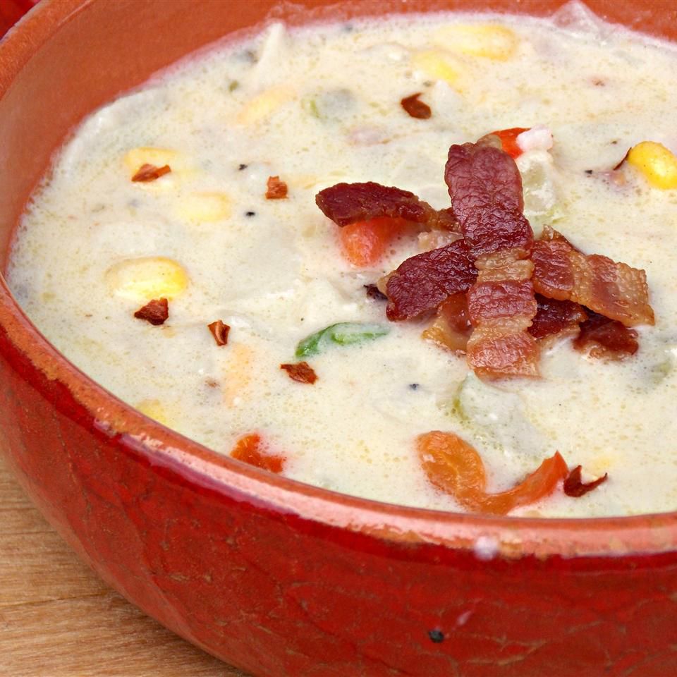 Khoai tây thịt xông khói chowder