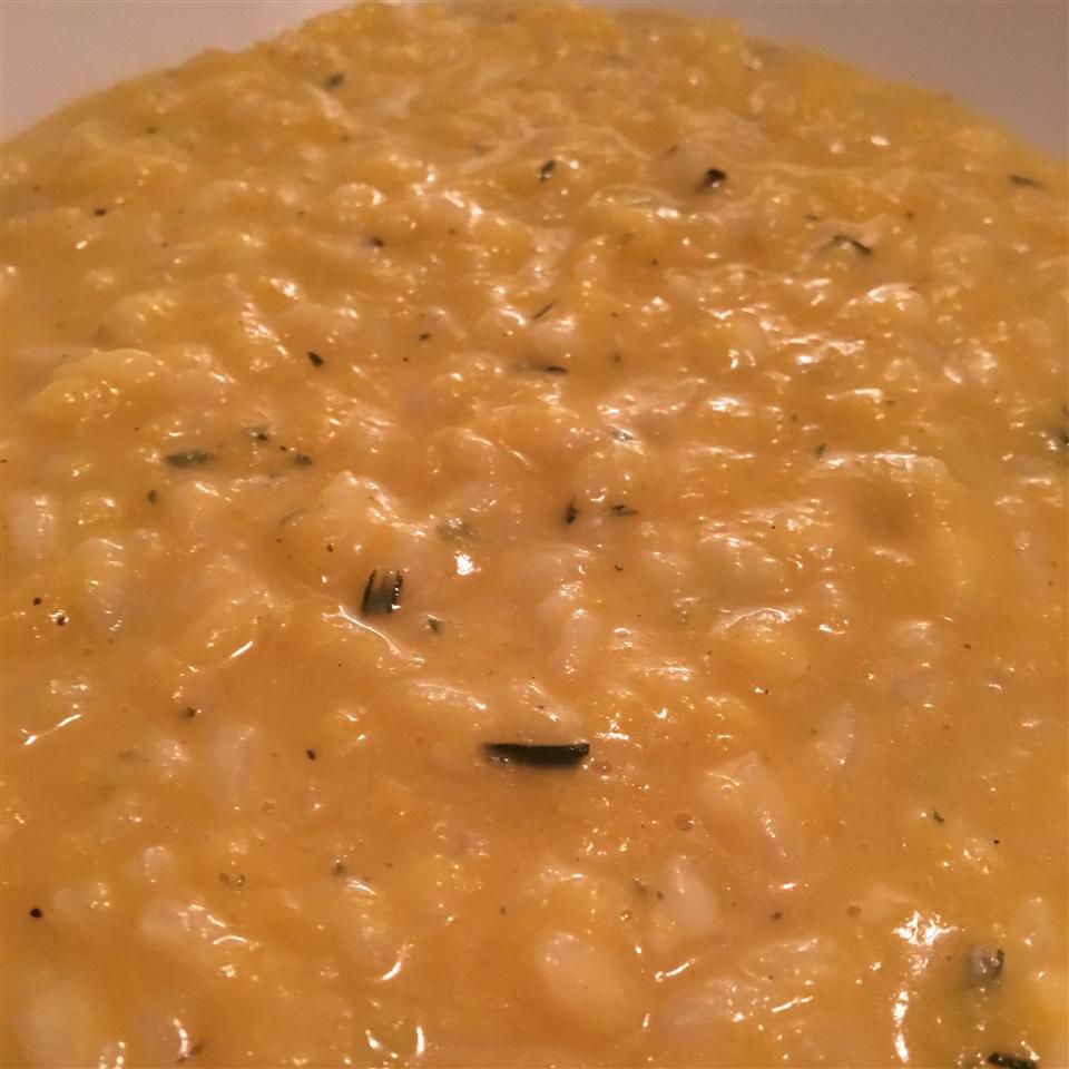 Acorn squash risotto