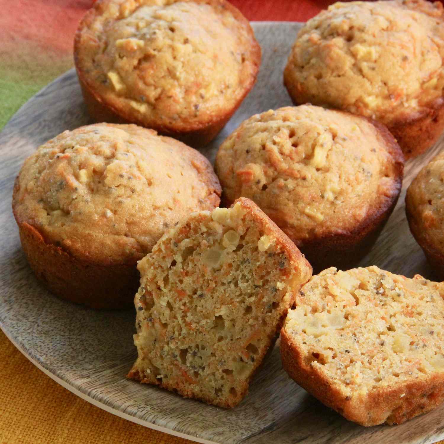 Apple, Carrot và Chia Buffins