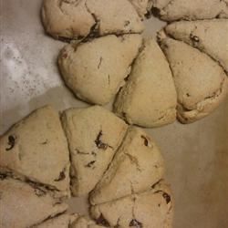 Cranberry Eggnog Scones