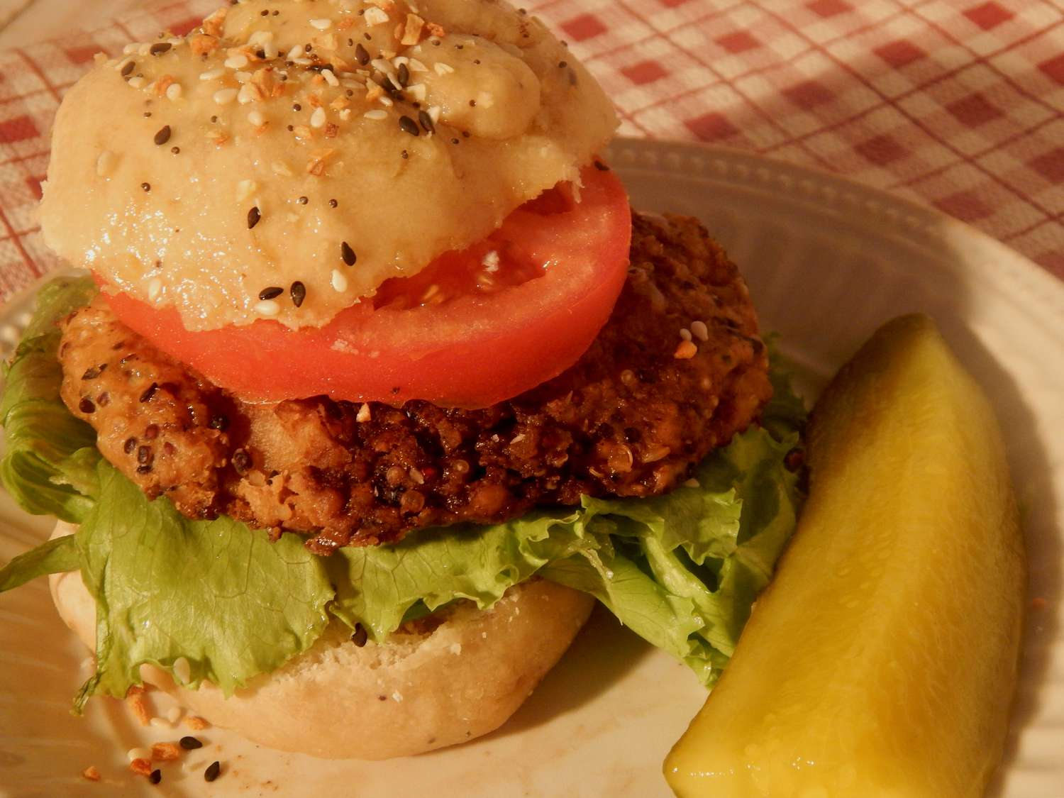 Gà tây quinoa bánh mì kẹp thịt