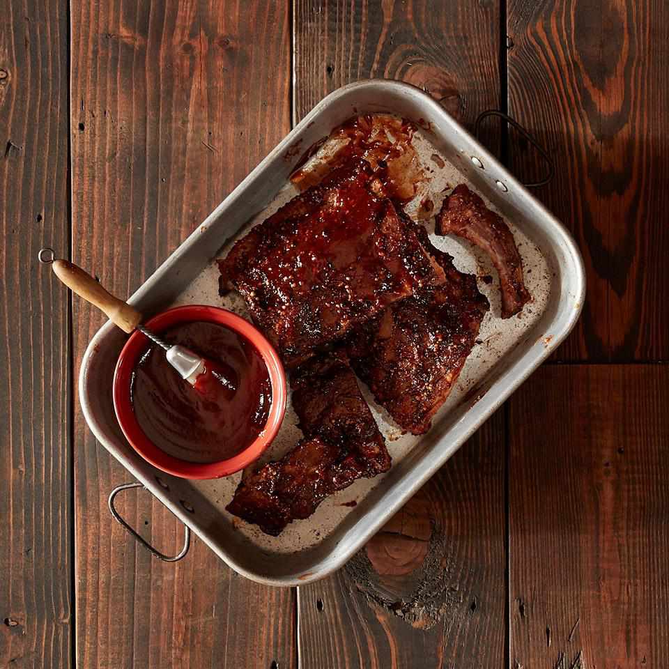 Bourbon-BBQ Glazed Baby Back Ribs