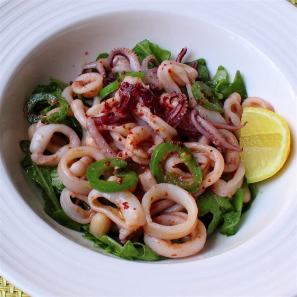 Salad Calamari ấm áp