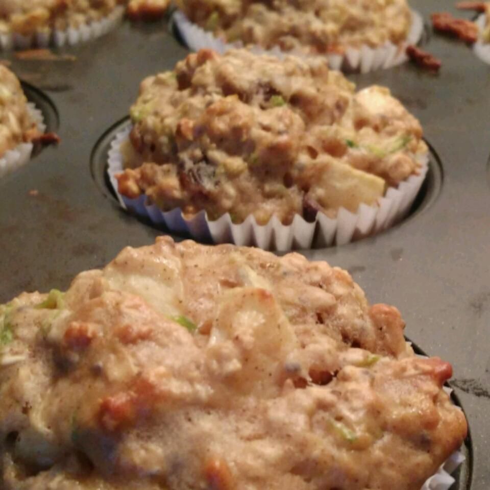 Happy Apple Zucchini Buffins