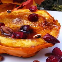 Candied acorn squash