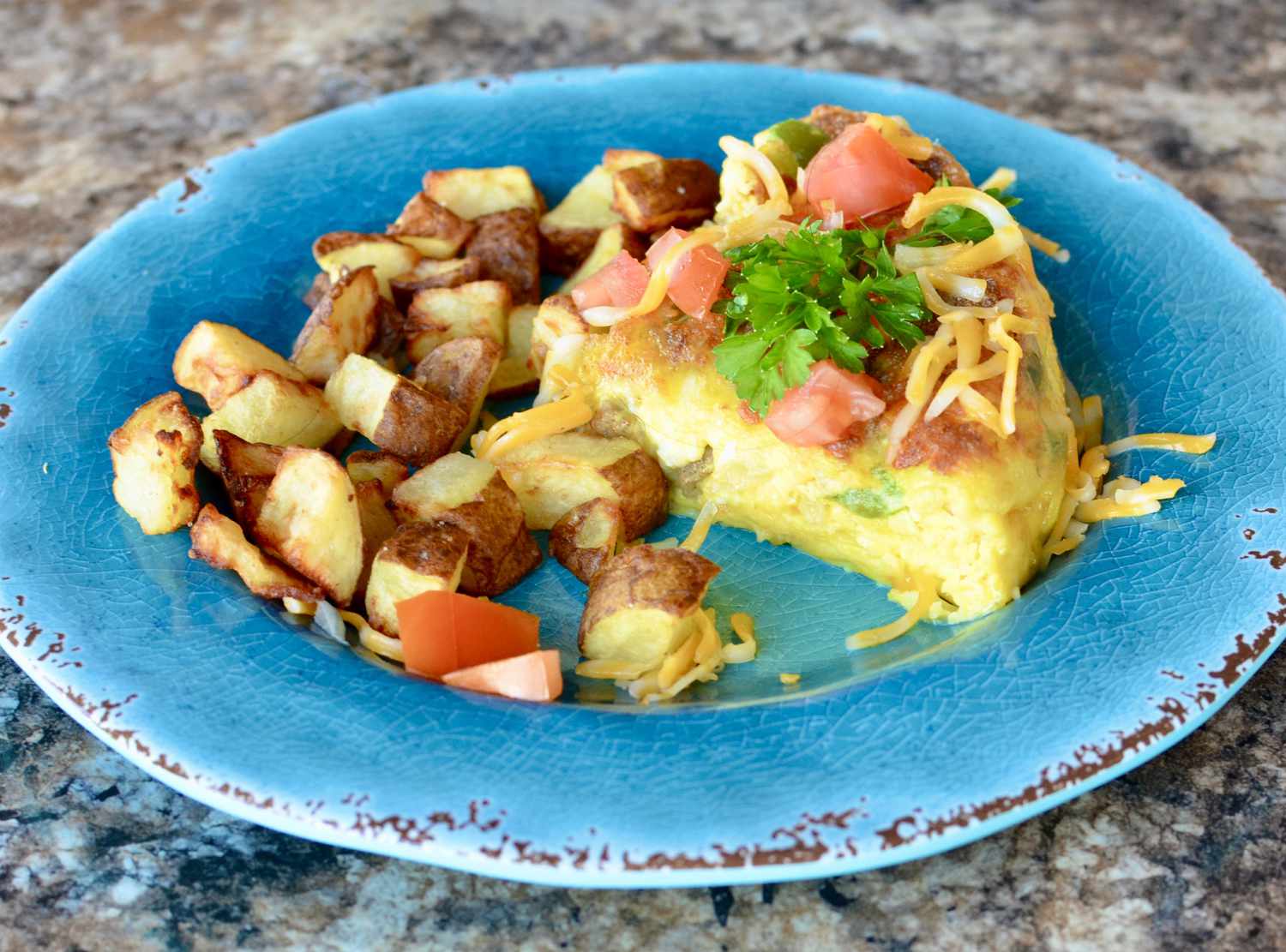 Không khí Fryer frittata