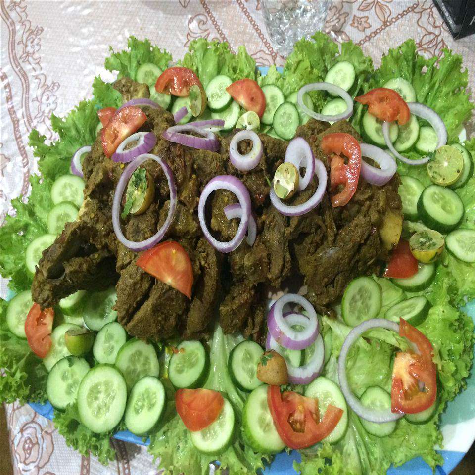 Chân thịt cừu đặc biệt nướng cho eid-ul-azha