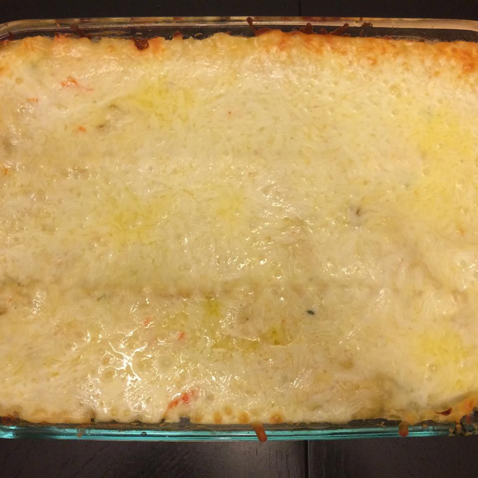 Rau bina, atisô và cà rốt trắng lasagna