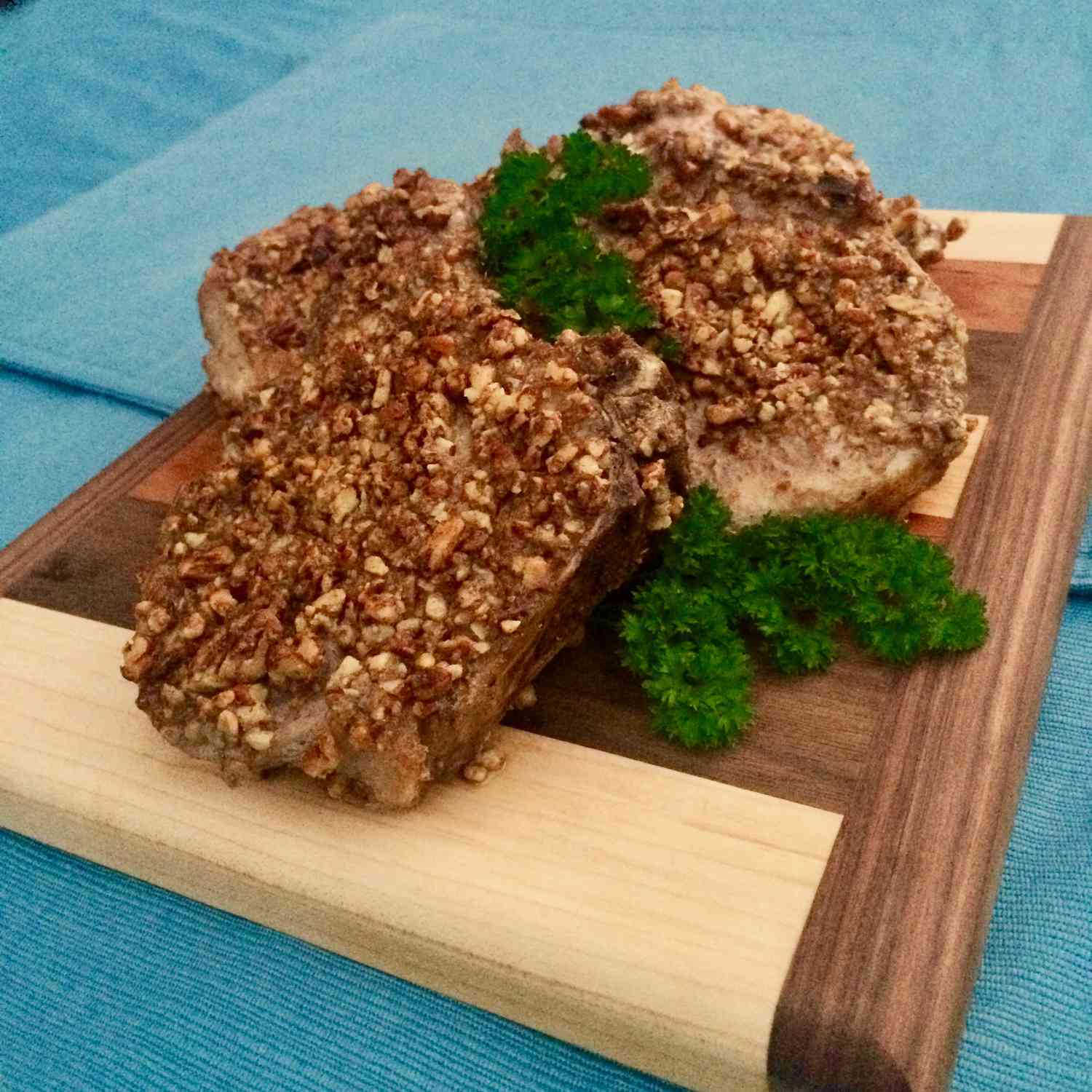 Keto Pecan-cào thịt lợn trong nồi chiên không khí