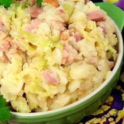 Colcannon tuyệt vời (khoai tây nghiền và bắp cải)