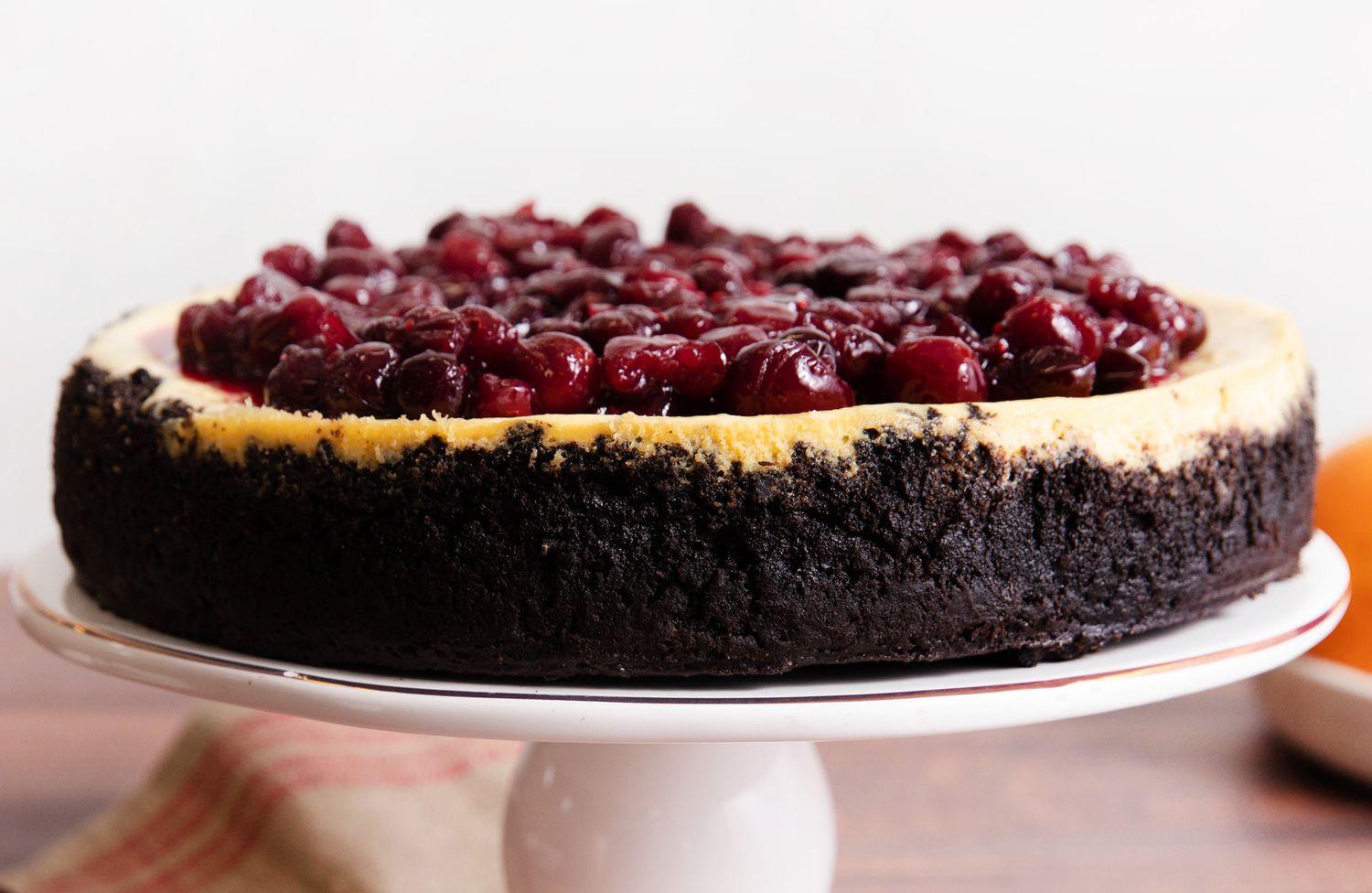 Cheesecake mascarpone cranberry