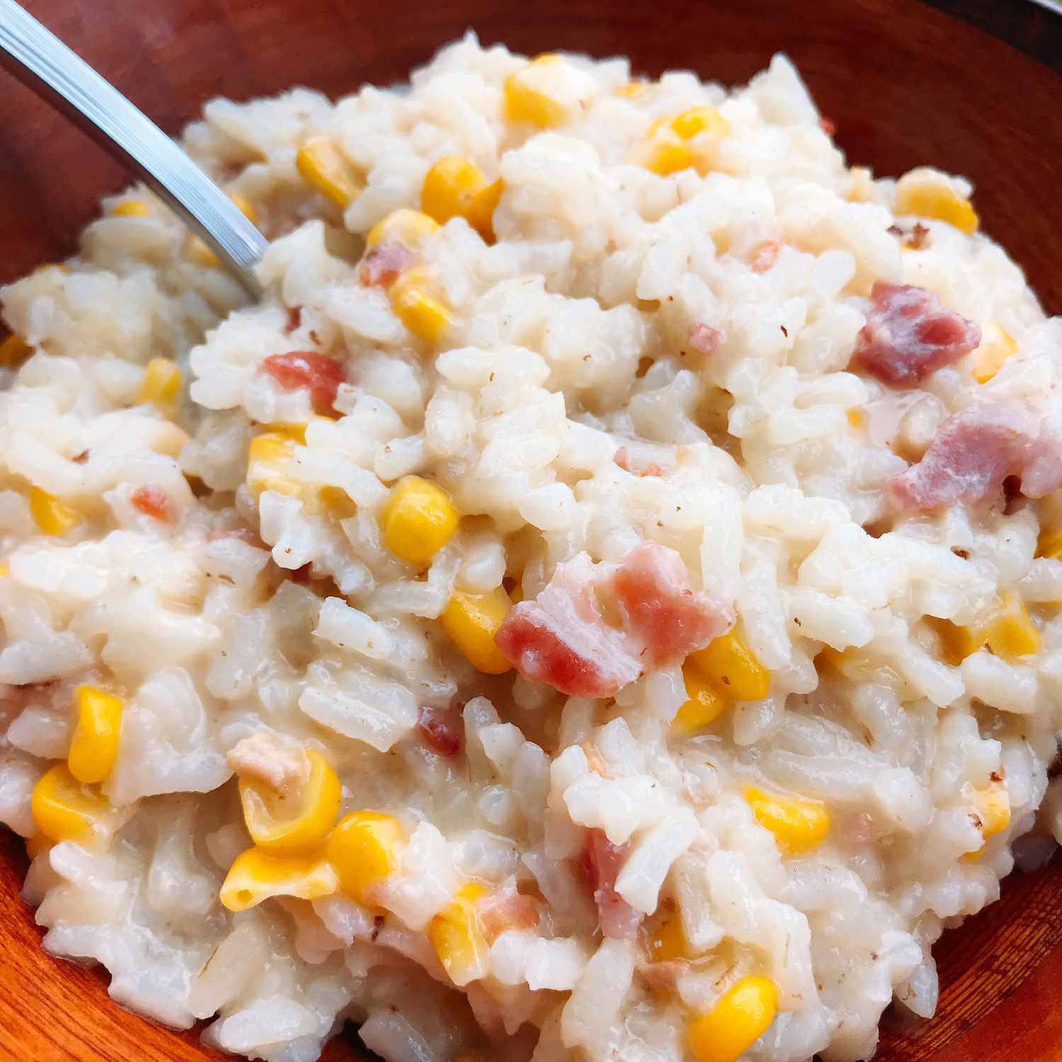 Ngay lập tức nồi ngô risotto