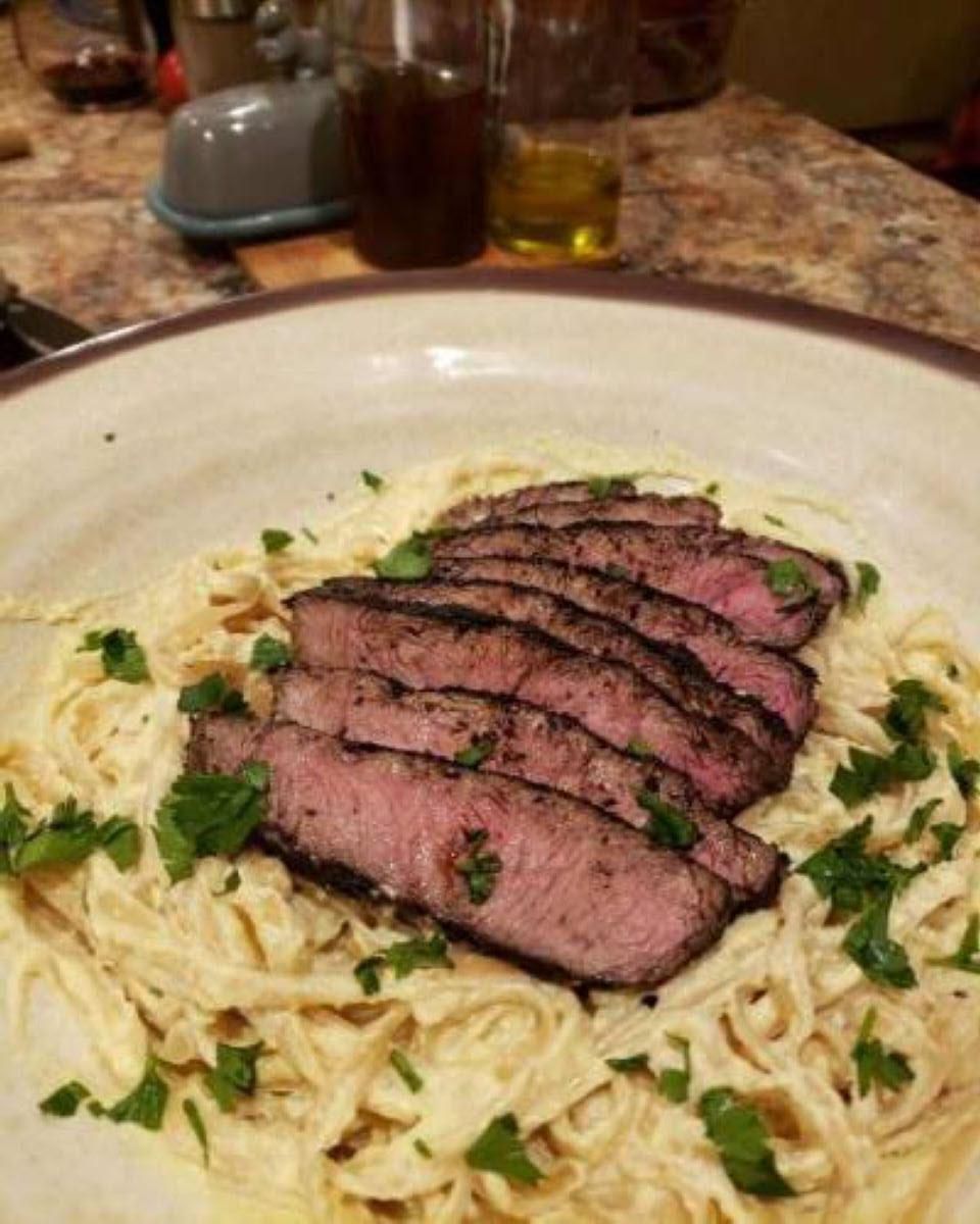 Steak Alfredo