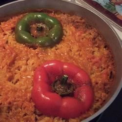 Gạo và đậu Puerto Rico (Arroz Con Gandules)