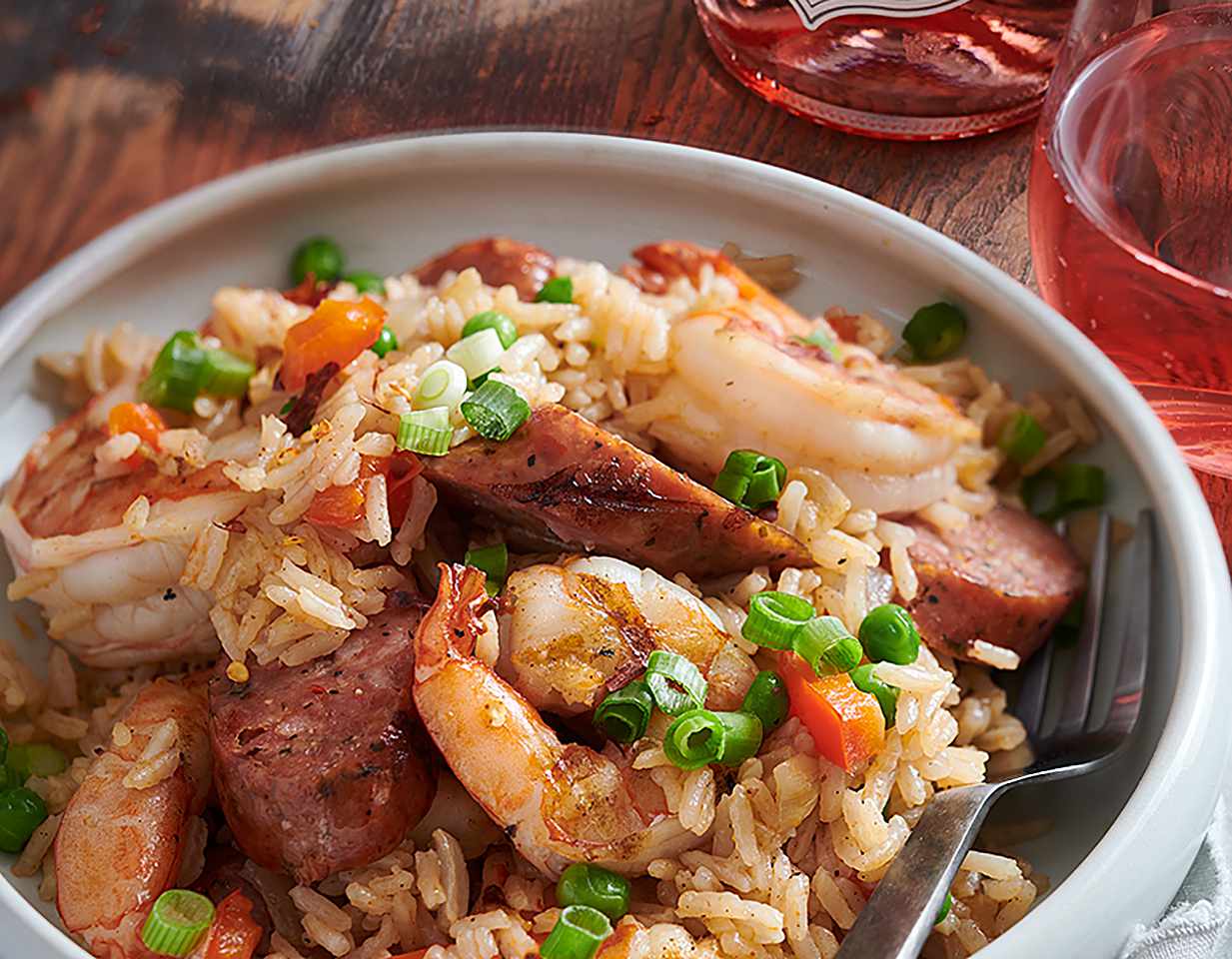 Cajun kiểu gạo pilaf