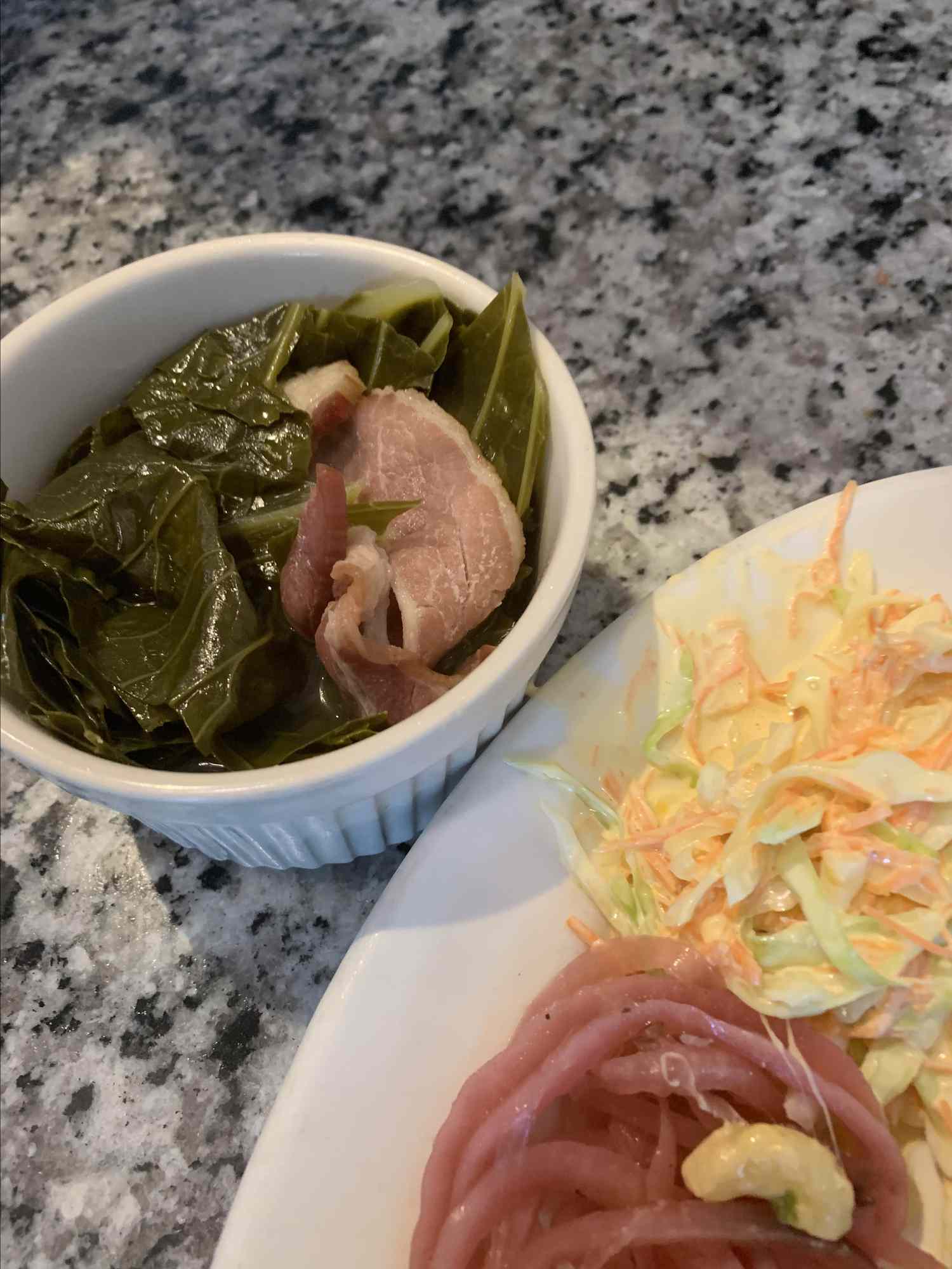 Collard Greens với Ham Hocks