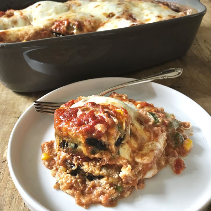 Lasagna cà tím không thịt