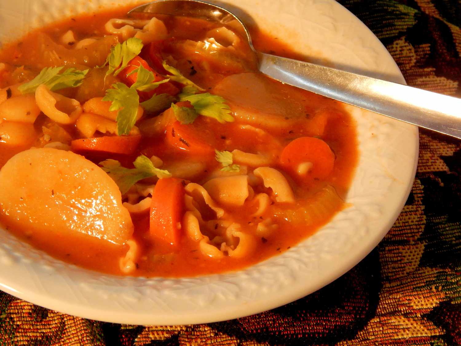 Súp minestrone chay khỏe mạnh