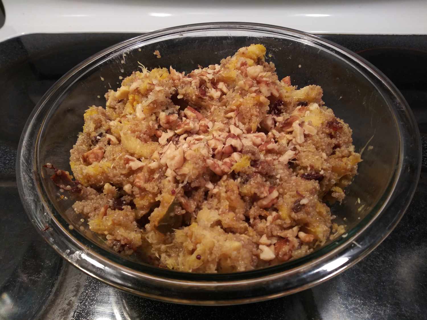 Quinoa acorn squash