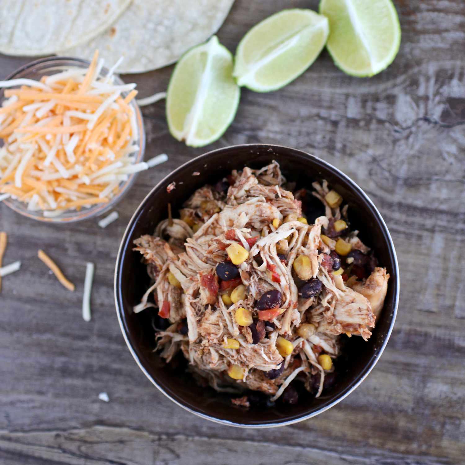 Dễ dàng nấu chậm gà fajitas