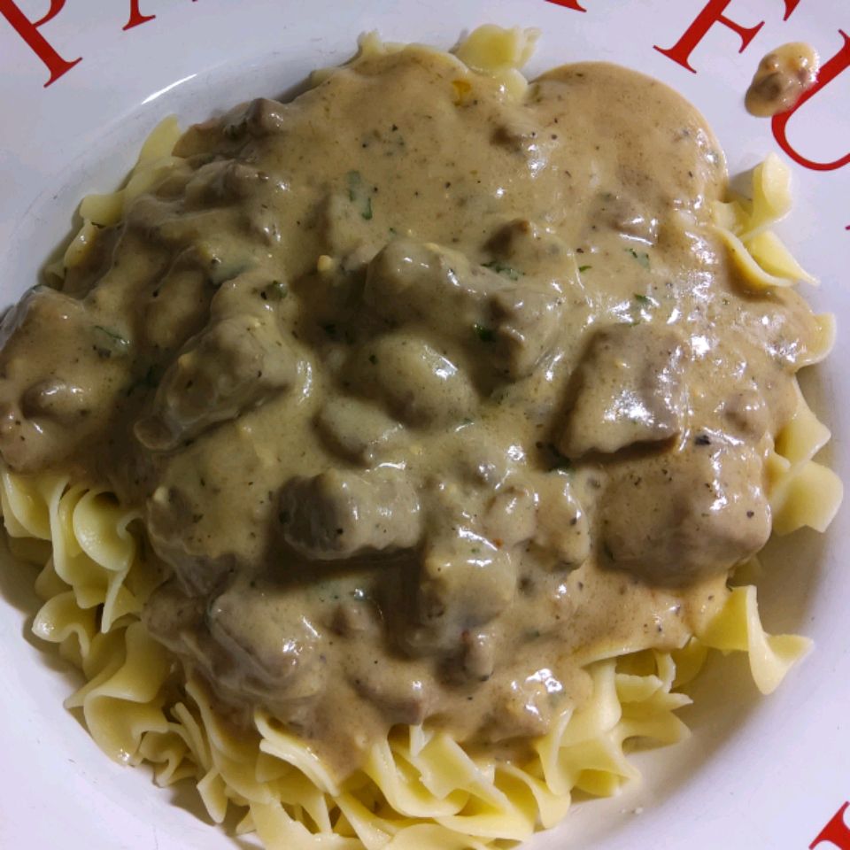 Susans Beef Stroganoff