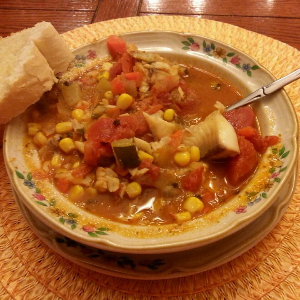 Chowder cá da trơn cay