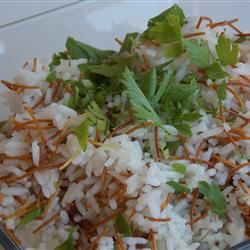 Basmati với mì nướng