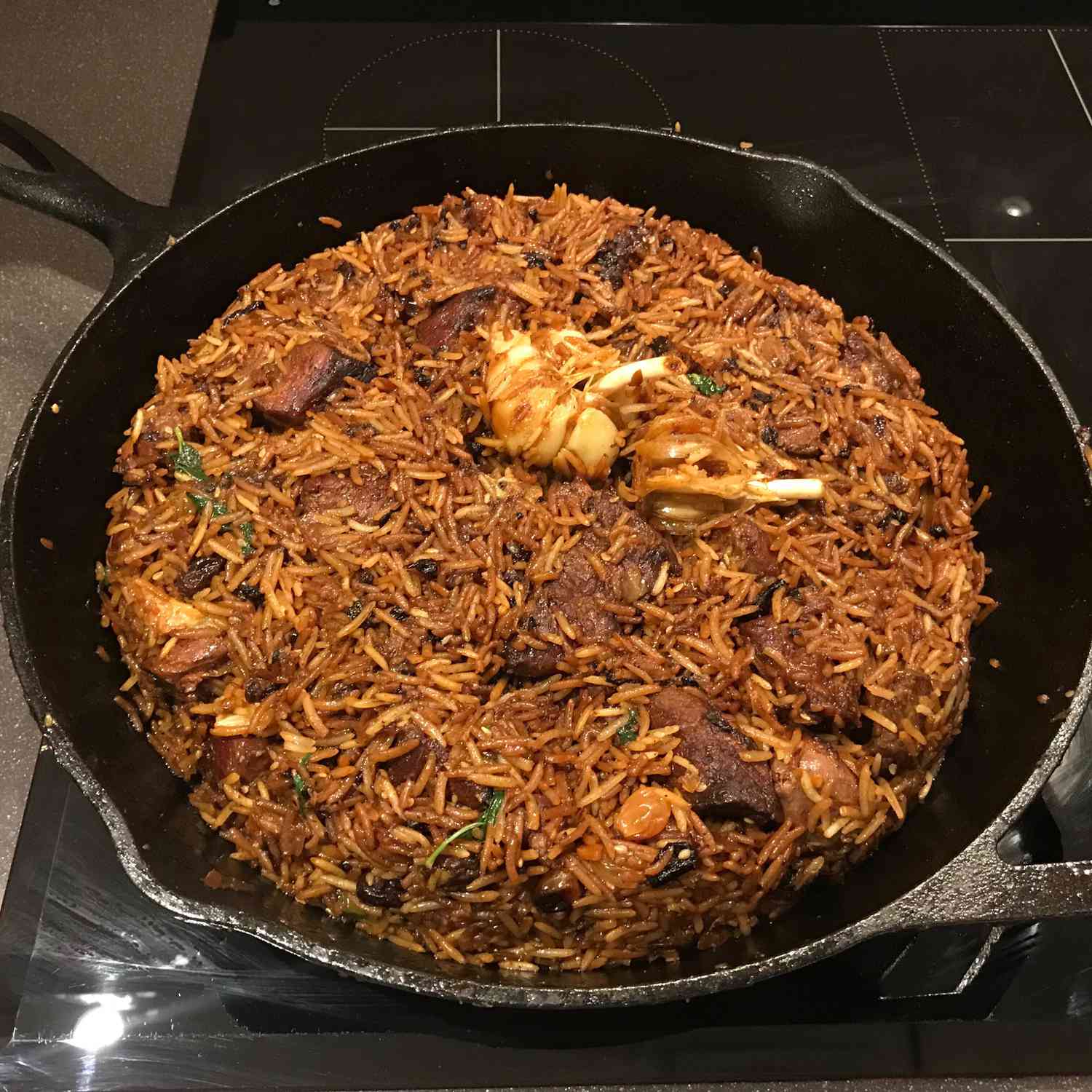 Uzbek Plov (Lamb and Rice Pilaf)