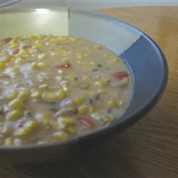 Chowder ngô cay